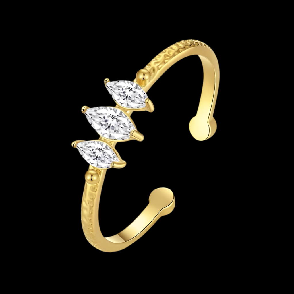Weekend Adjustable Ring | 18kt Gold Plated