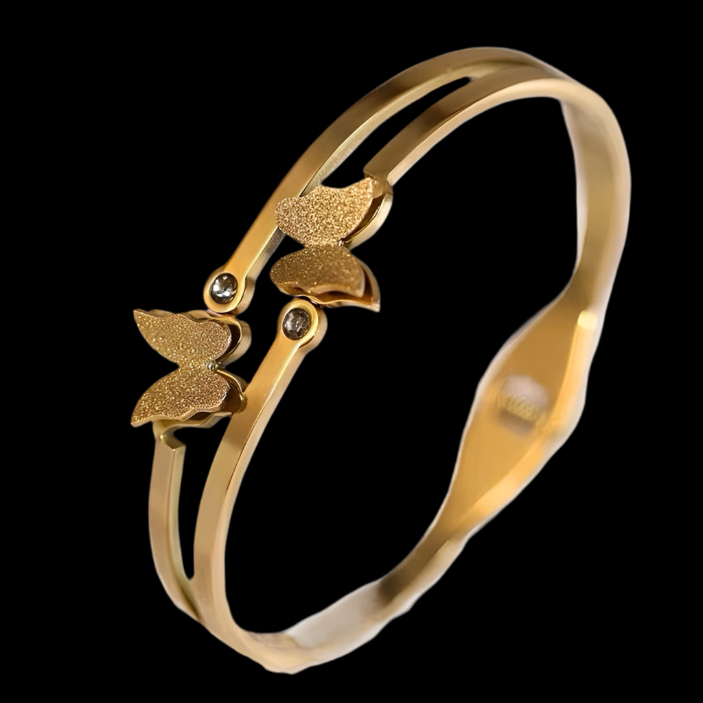Nature Bangle | 18kt Gold Plated