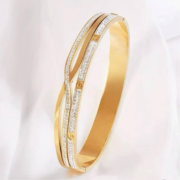 Diana Bangle | 18kt Gold Plated