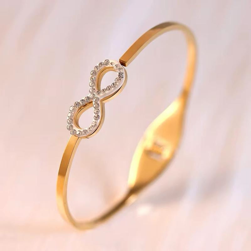 Eternity Bangle | 18kt Gold Plated