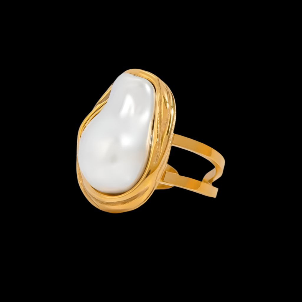 Purl Adjustable Ring | 18kt Gold Plated