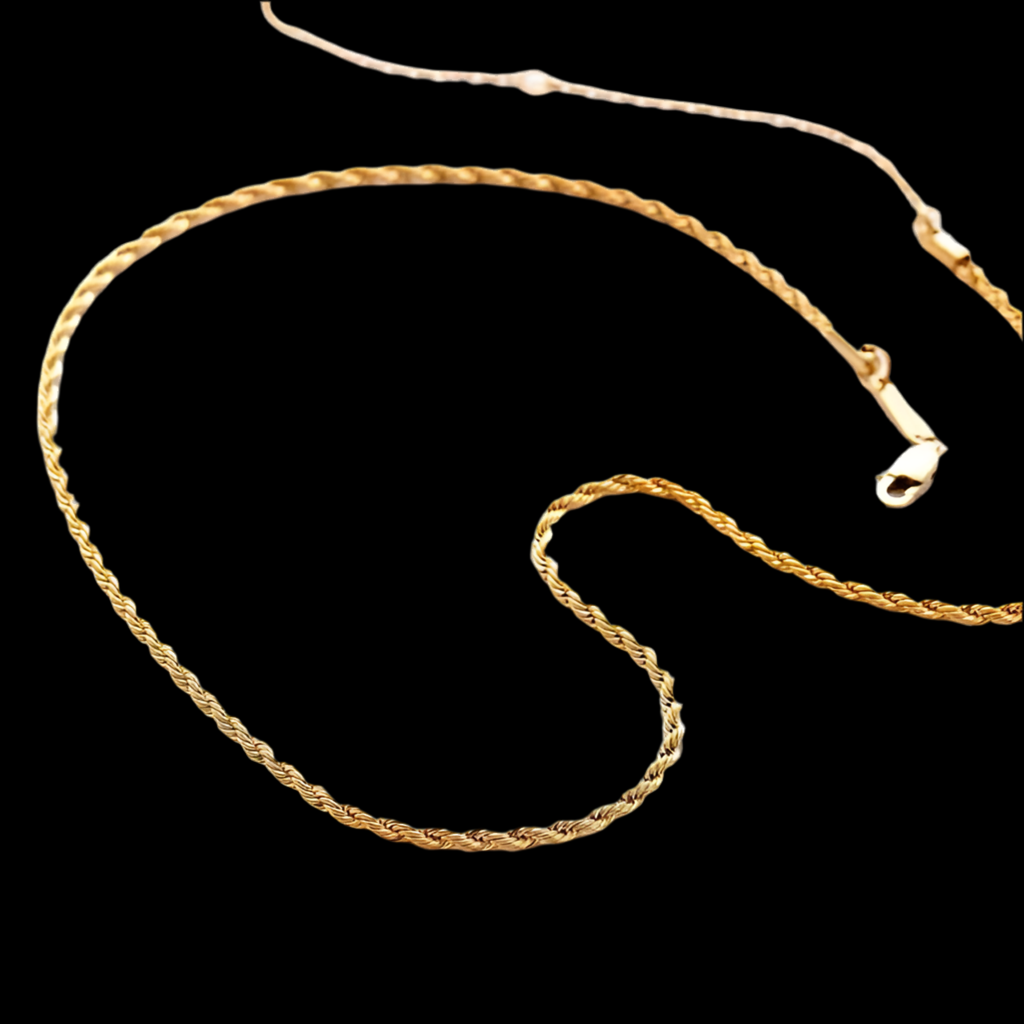 Rope Necklace | 18kt Gold Plated