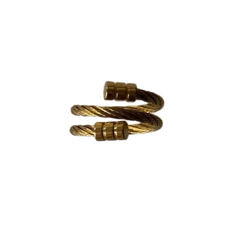 Twirler Adjustable Ring | 18kt Gold Plated