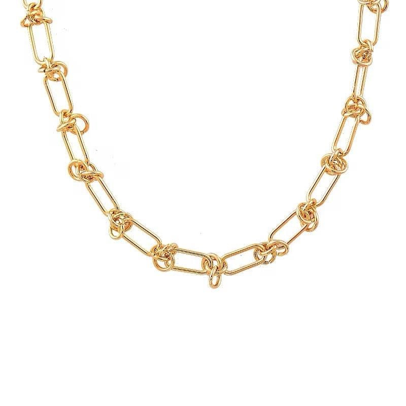 Knotted Necklace | 18kt Gold Plated