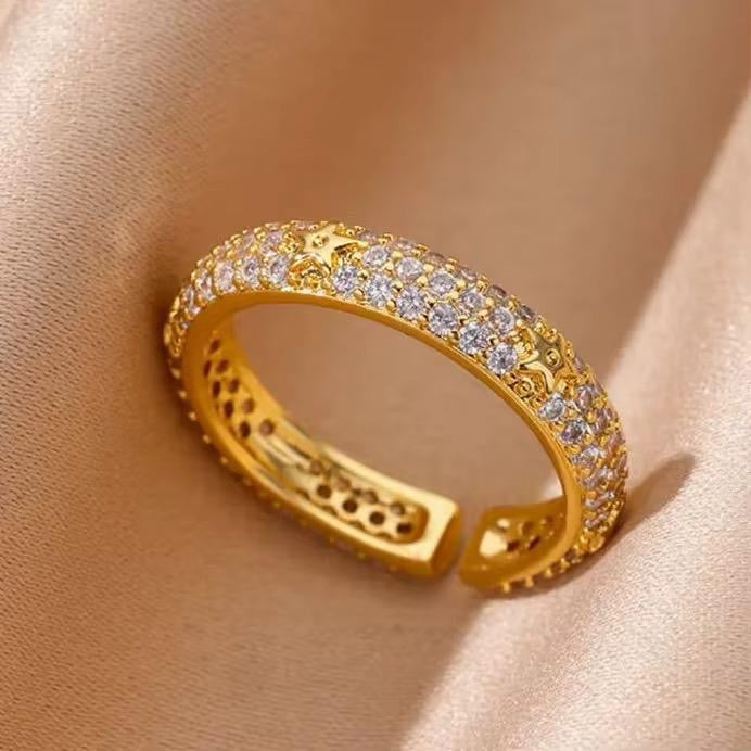 Starla Adjustable Ring | 18kt gold plated