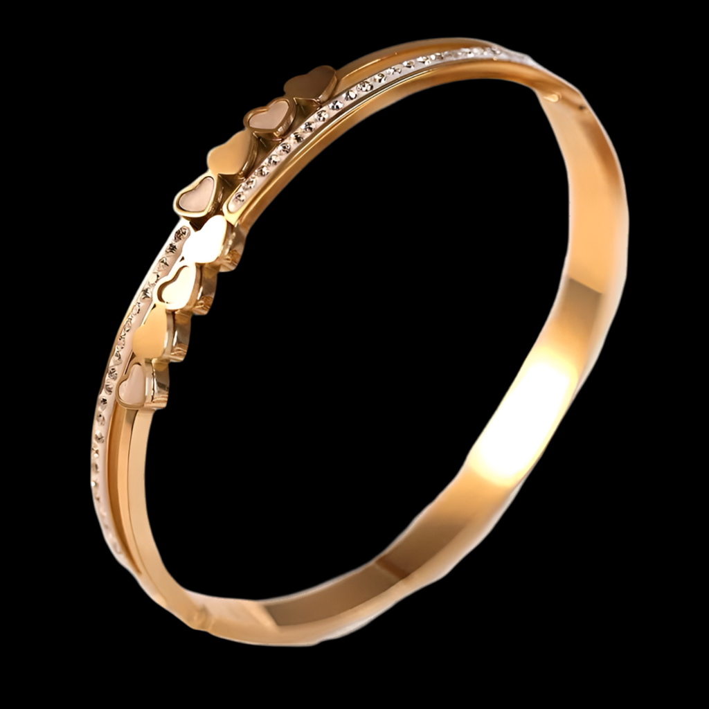 Loved Bangle | 18kt Gold Plated