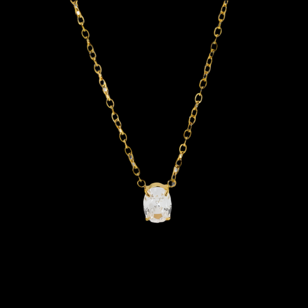 Diamanté Necklace | 18kt Gold Plated
