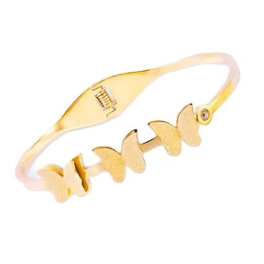 Butterfly Bangle | 18kt Gold Plated
