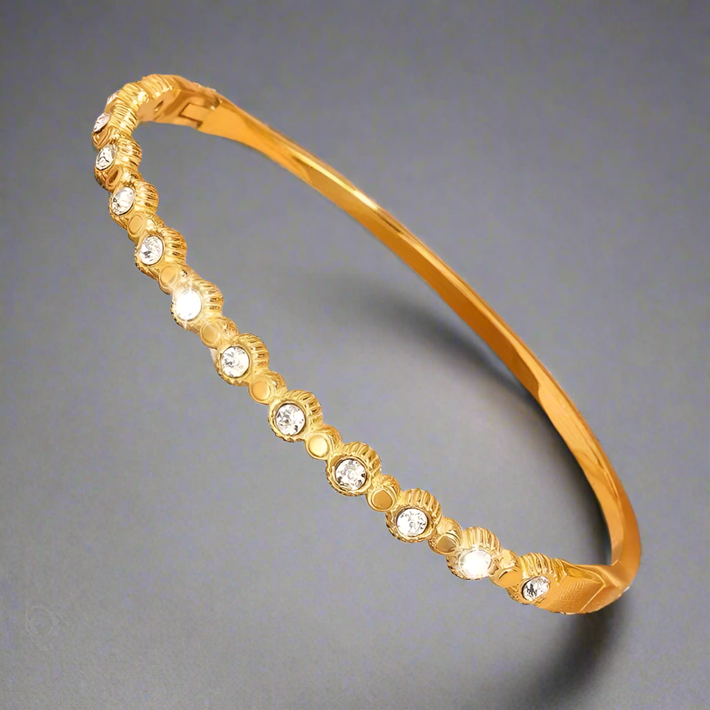 Indiana Bangle | 18kt Gold Plated