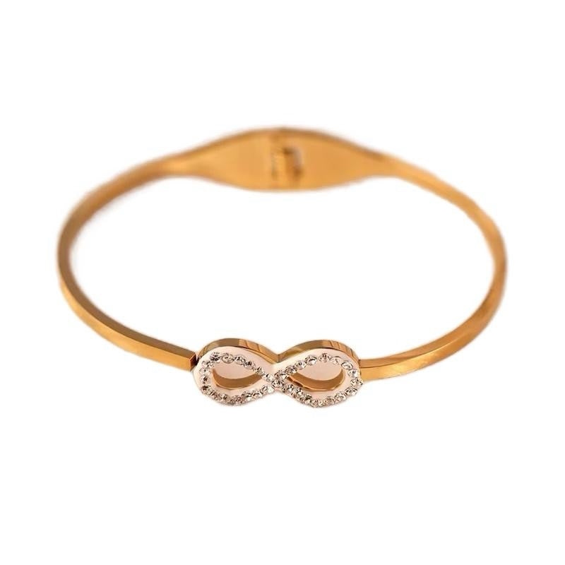Eternity Bangle | 18kt Gold Plated