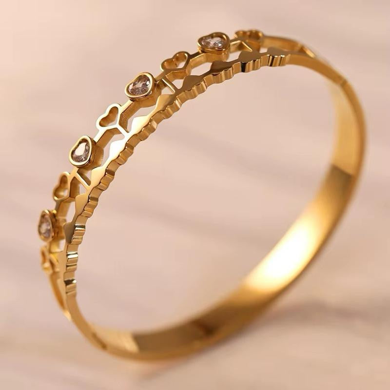 Mina Bangle | 18kt Gold Plated