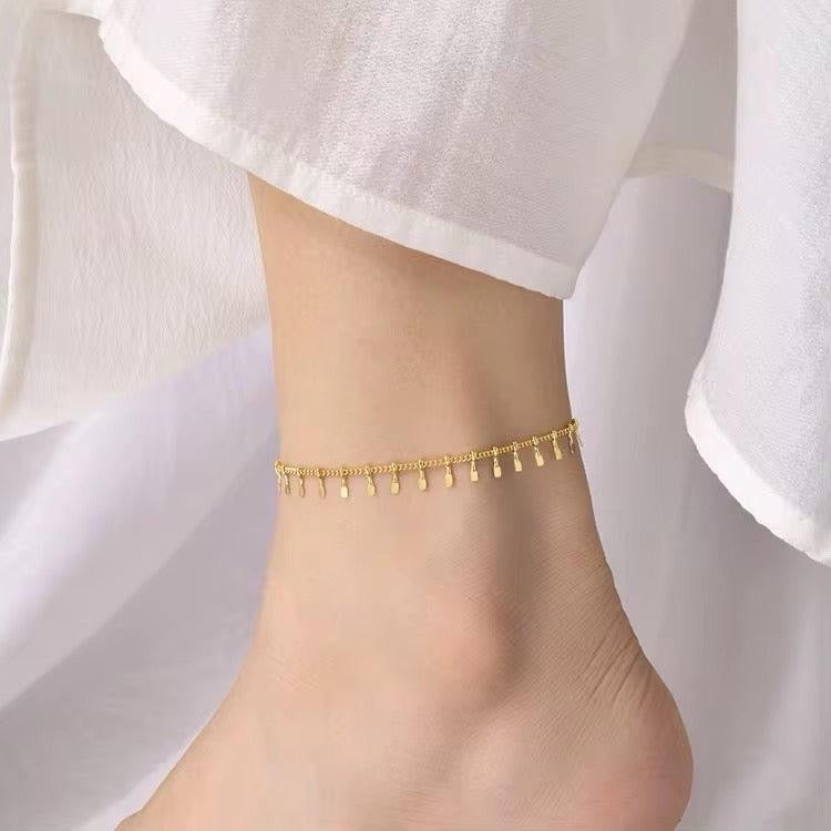 Dainty Anklet | 18kt Gold Plated
