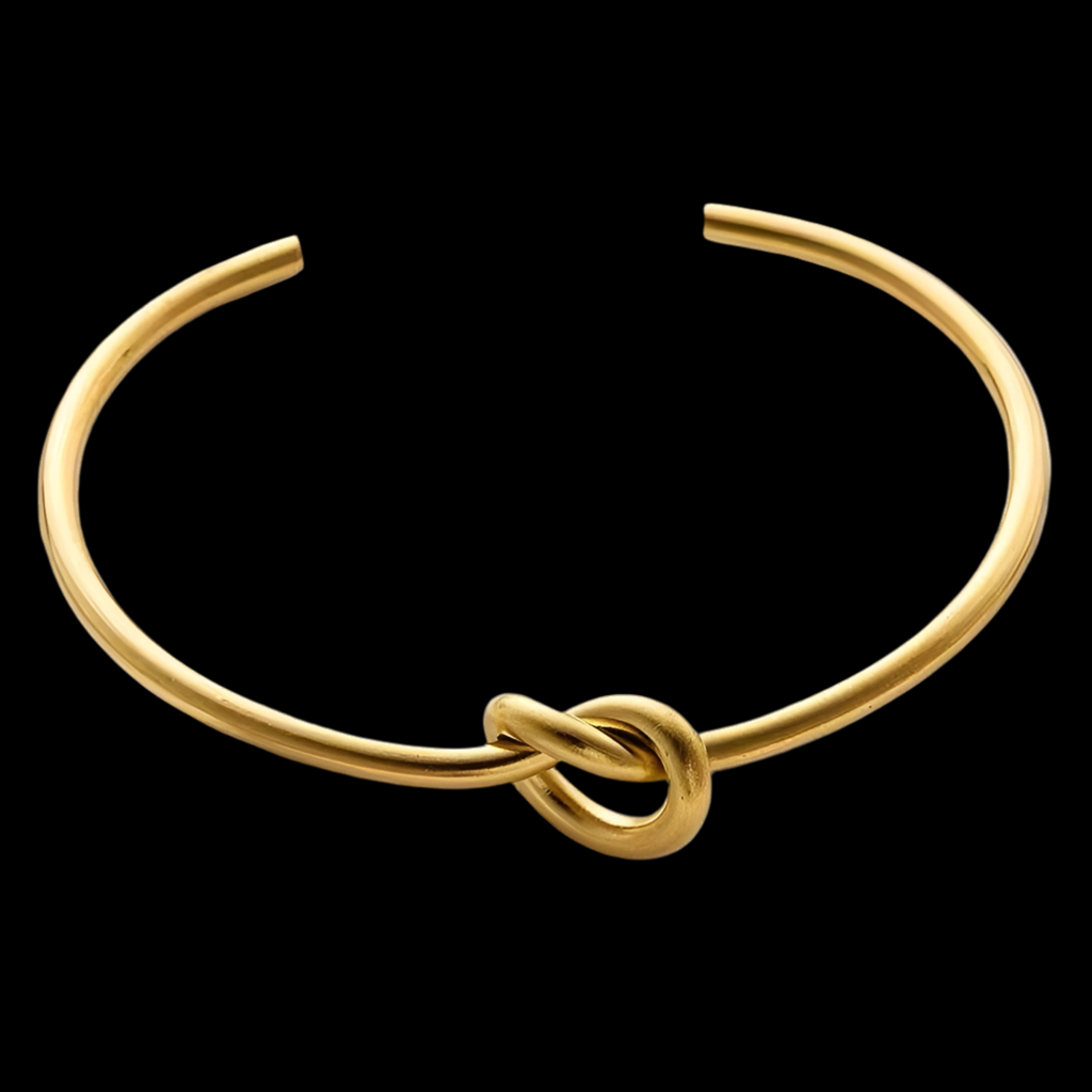 Twist Bangle | 18kt Gold Plated