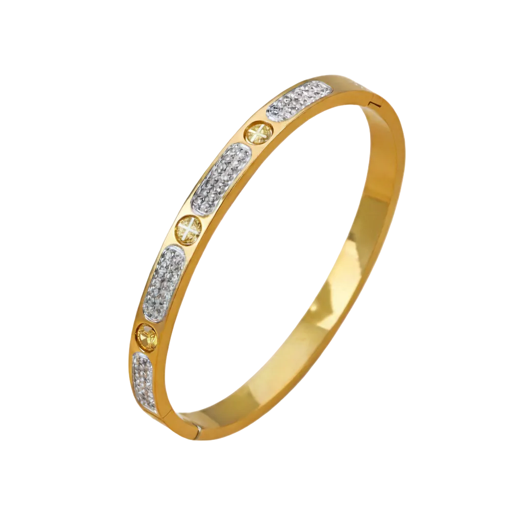 Diamanté Filled Bangle