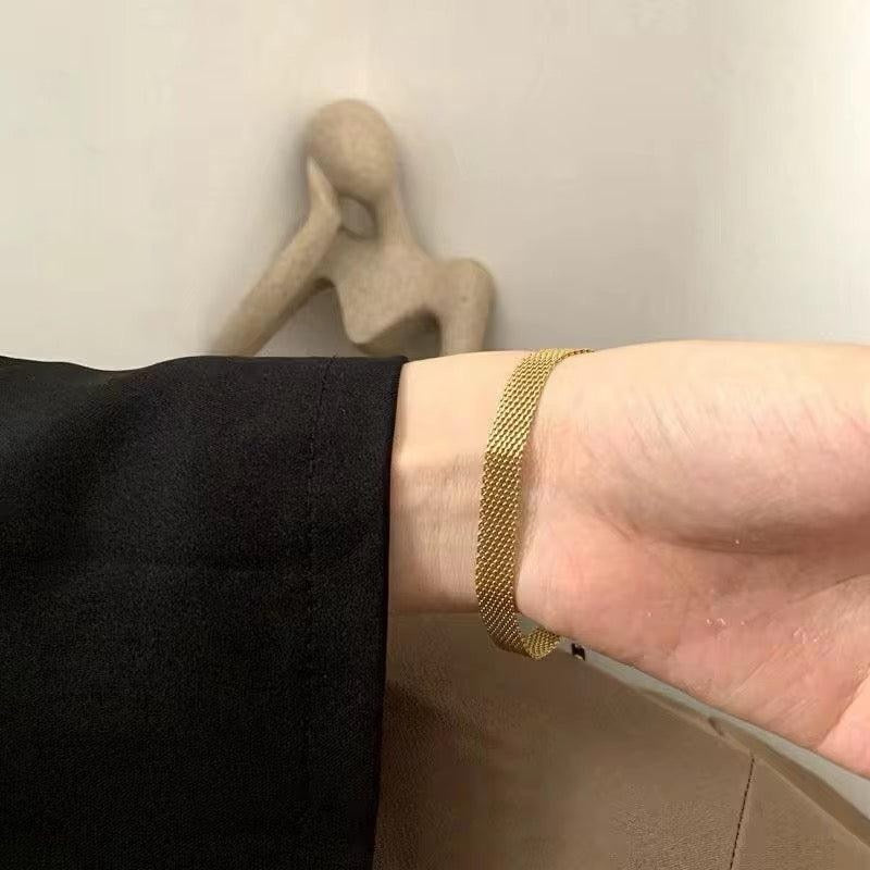 Watch Strap Bracelet | 18kt Gold Plated