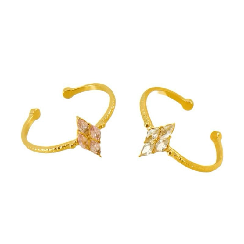 Stellar Adjustable Ring | 18tk Gold Plated