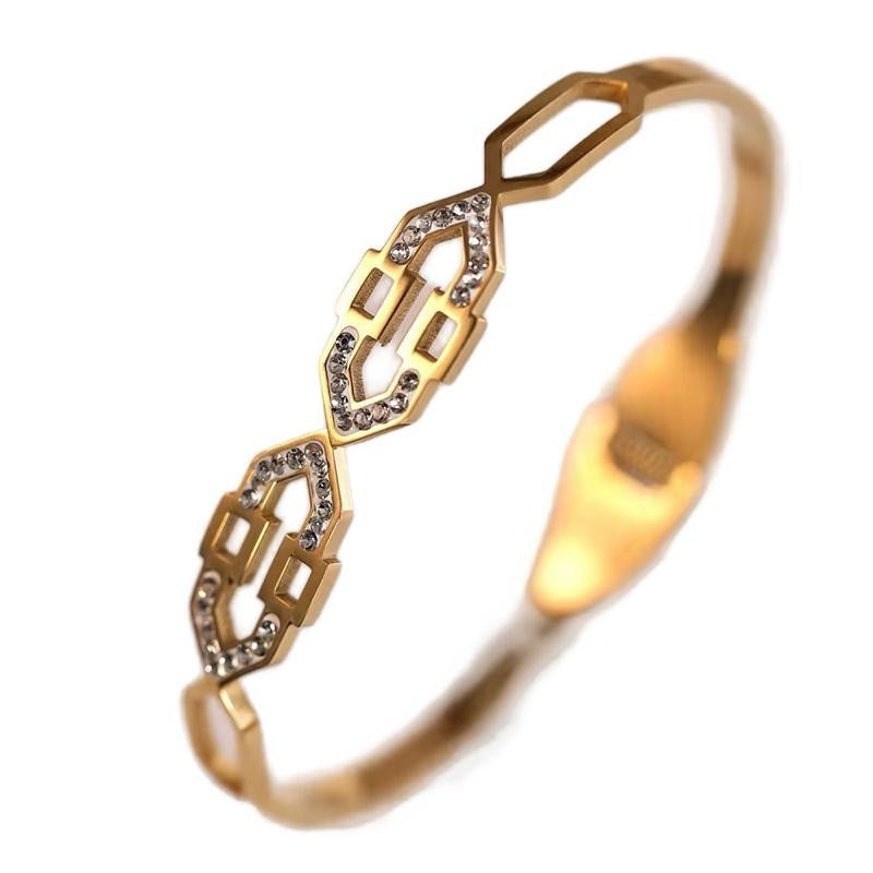 Royale Bangle | 18kt Gold Plated