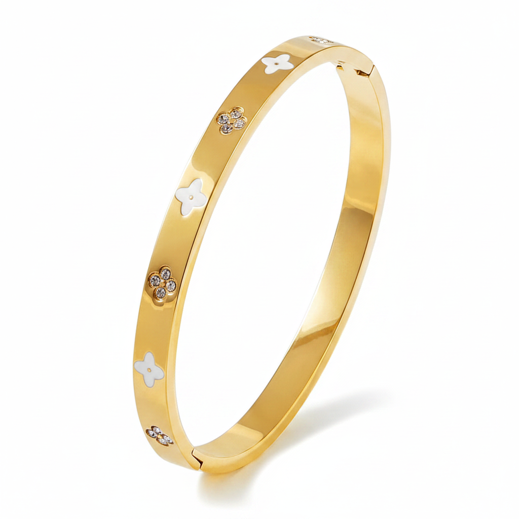 Leyla Bangle - White