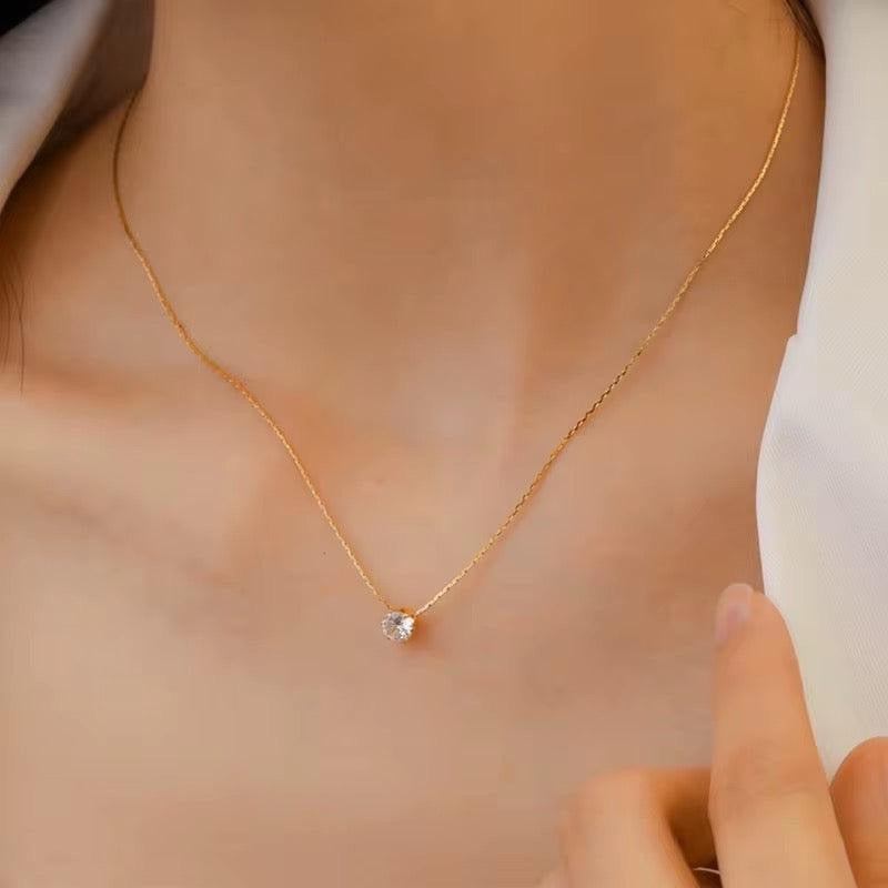 Zirconi Necklace | 18kt Gold Plated
