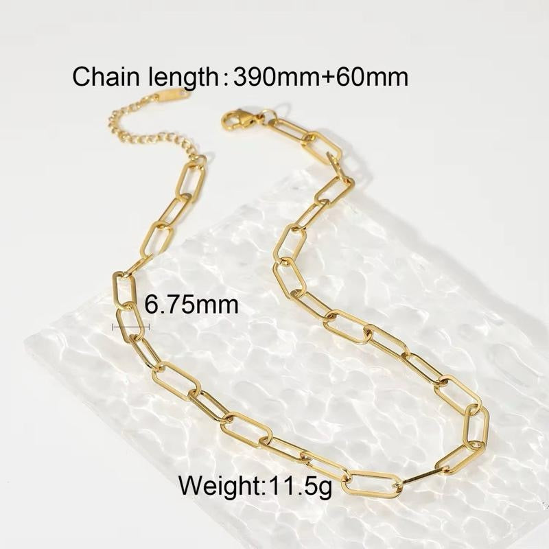 Chain Necklace | 18kt Gold Plated