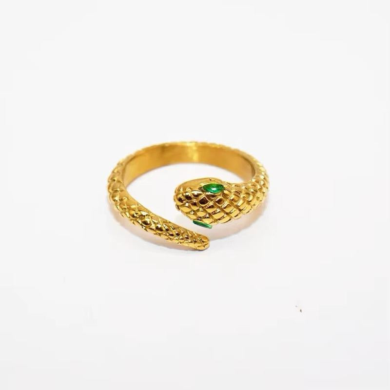Snipe Adjustable Ring | 18kt Gold Plated