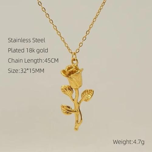 Belle Necklace | 18kt Gold Plated