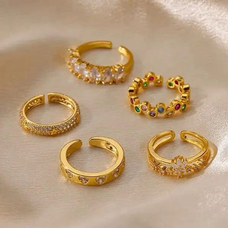 Starla Adjustable Ring | 18kt gold plated