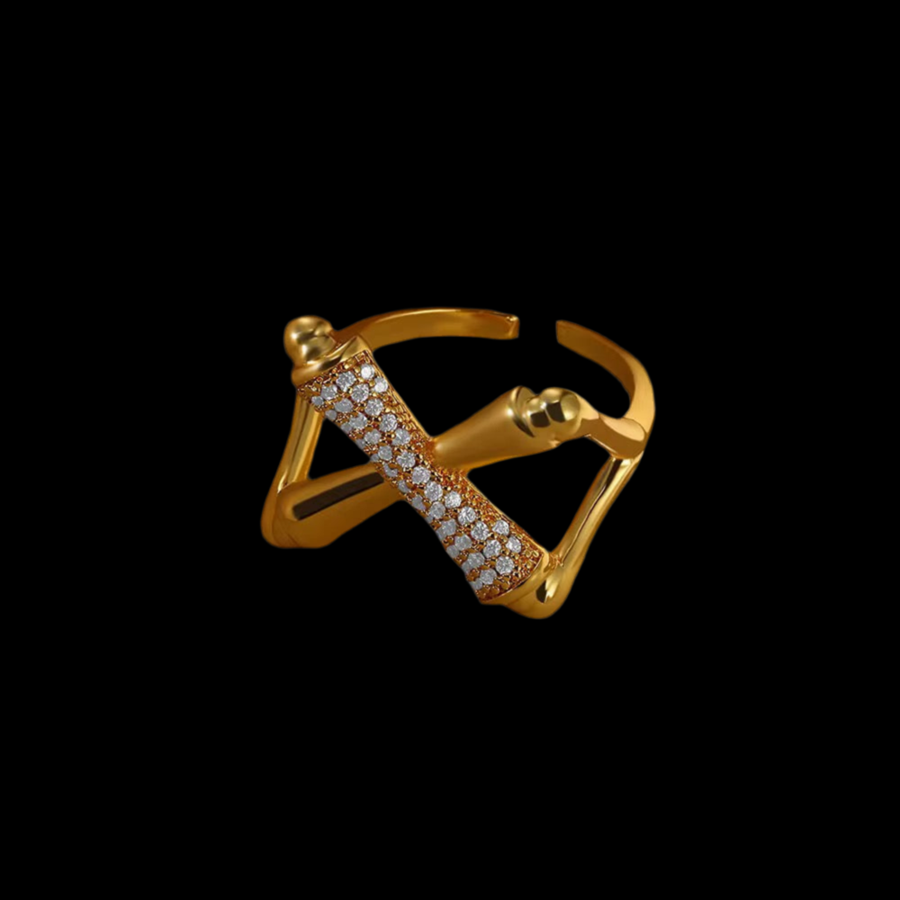 Xyla Adjustable Ring | 18kt Gold Plated