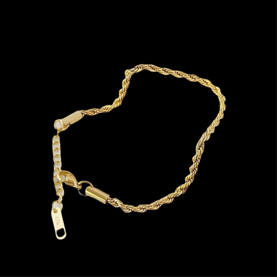 Rope Bracelet | 18kt gold plated