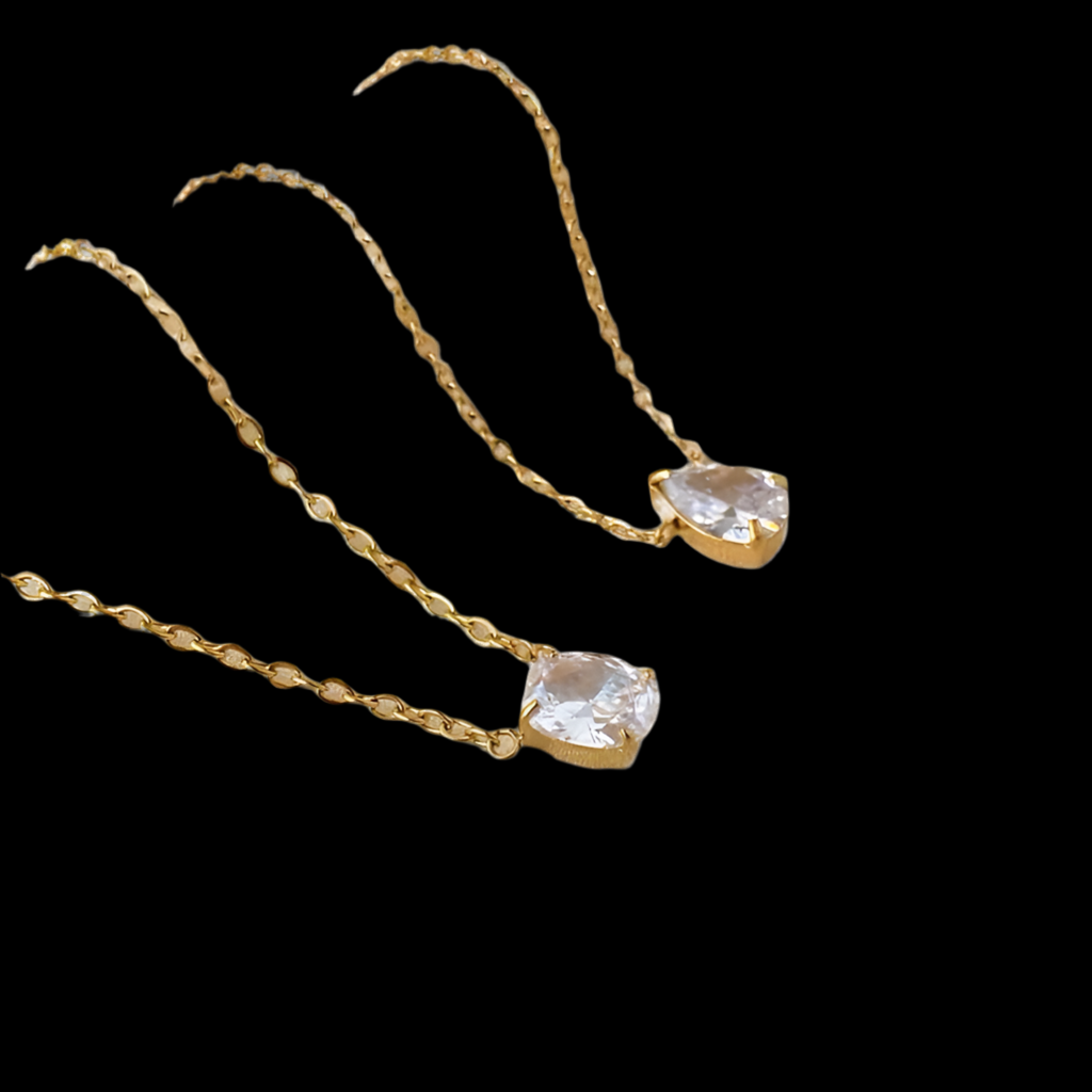 Diamanté Necklace | 18kt Gold Plated