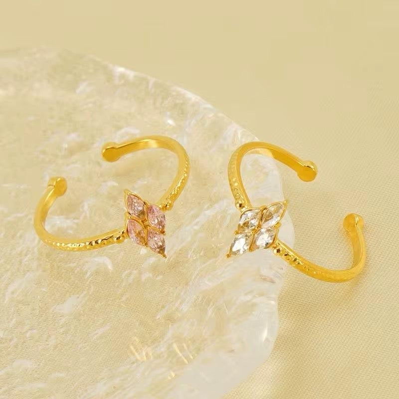 Stellar Adjustable Ring | 18tk Gold Plated