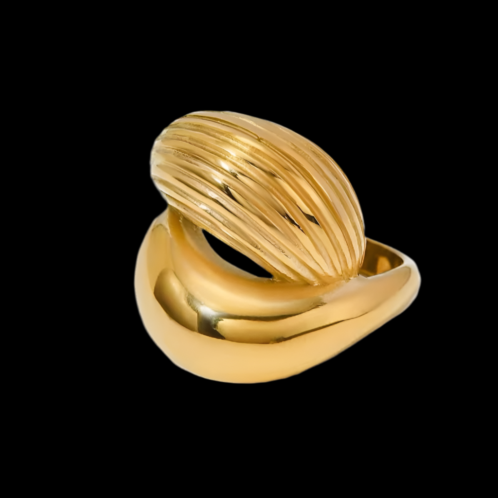 Twister Ring | 18kt Gold Plated