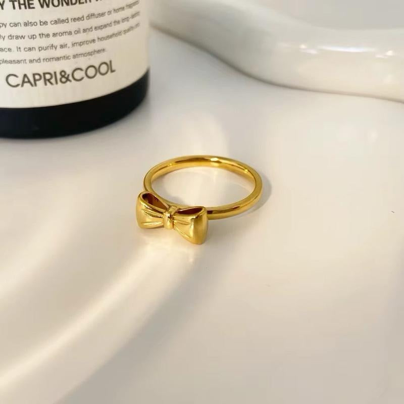 Bow Ring | 18kt Gold Plated
