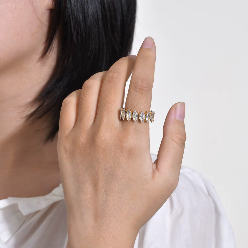 Mina Adjustable Ring | 18kt gold plated