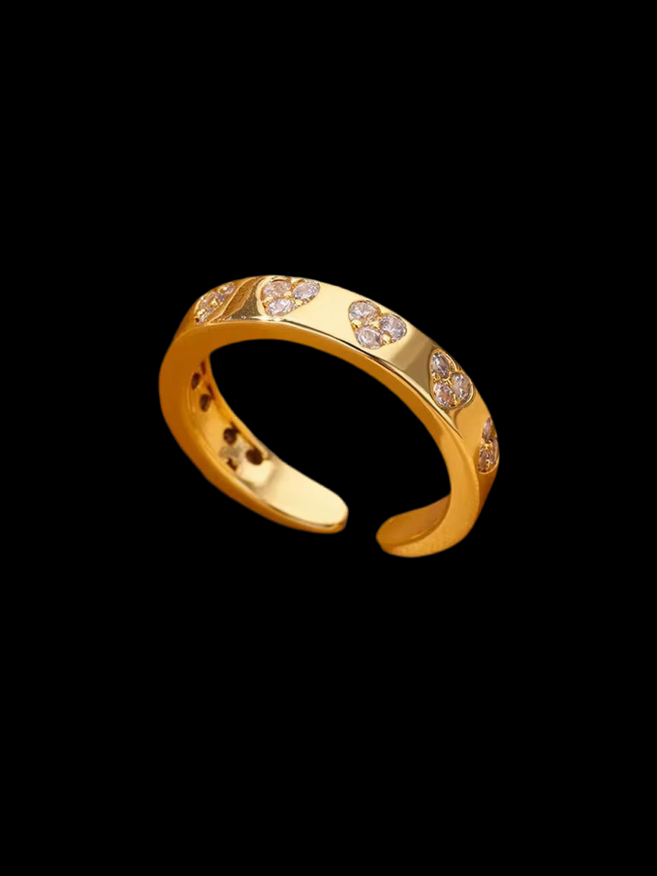 Hart Adjustable Ring | 18kt Gold Plated