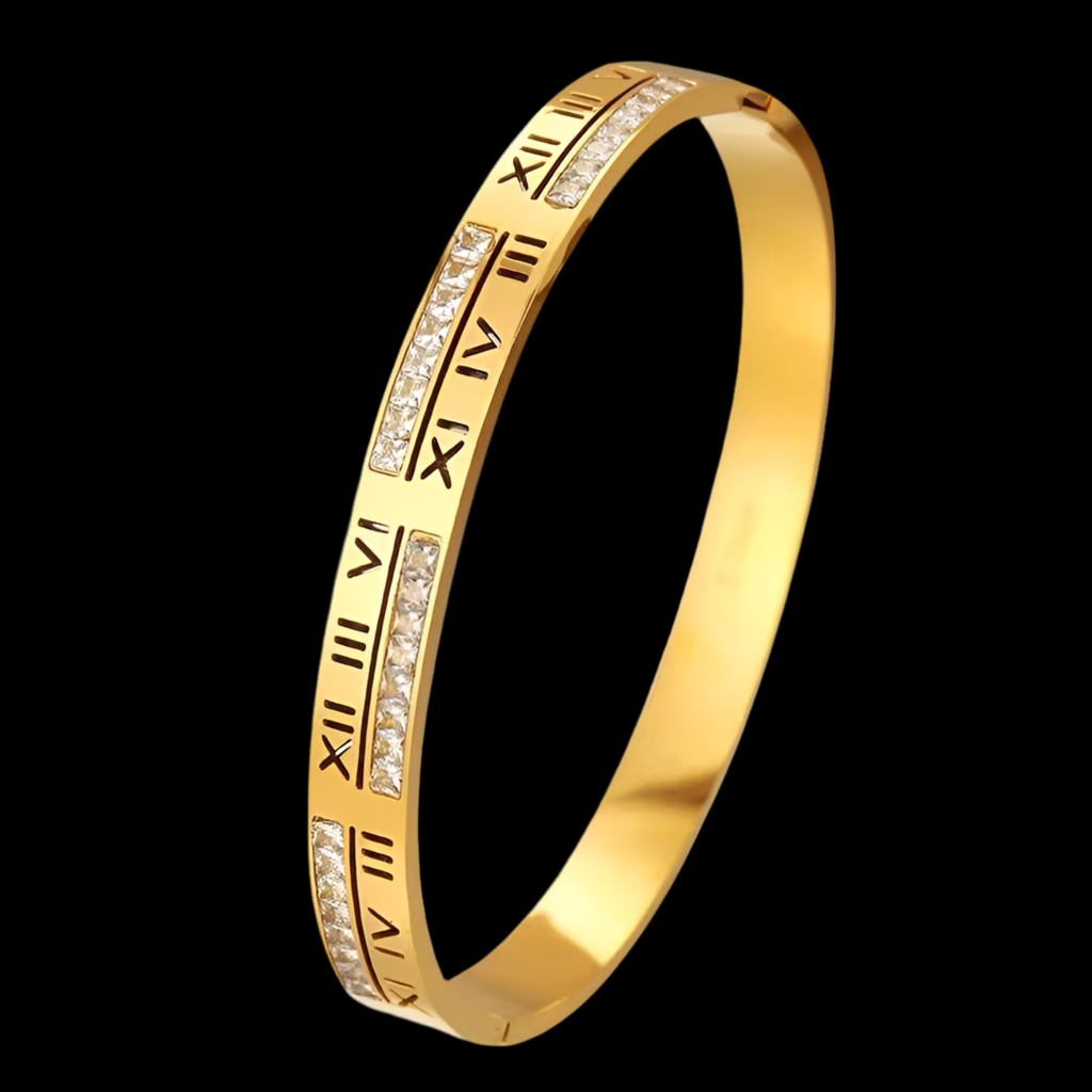 Romane Bangle | 18kt Gold Plated