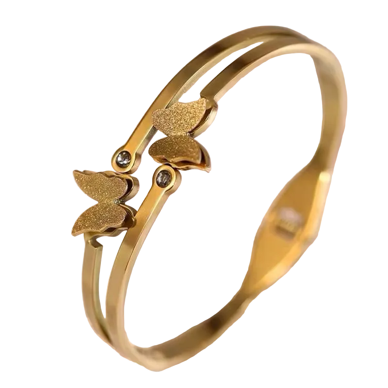 Nature Bangle | 18kt Gold Plated