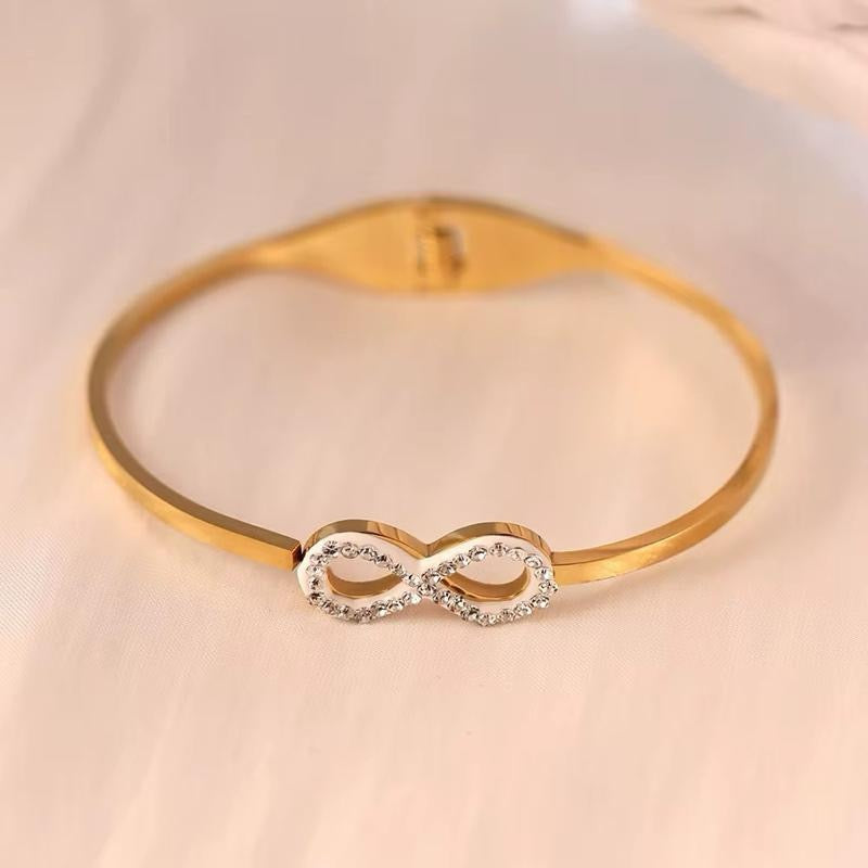 Eternity Bangle | 18kt Gold Plated