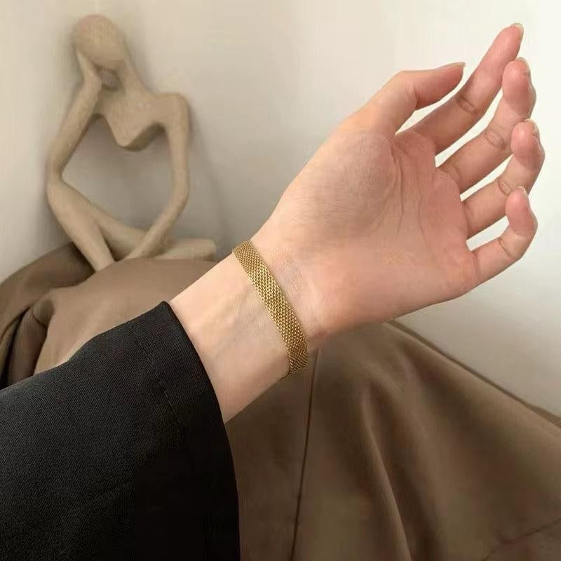 Watch Strap Bracelet | 18kt Gold Plated