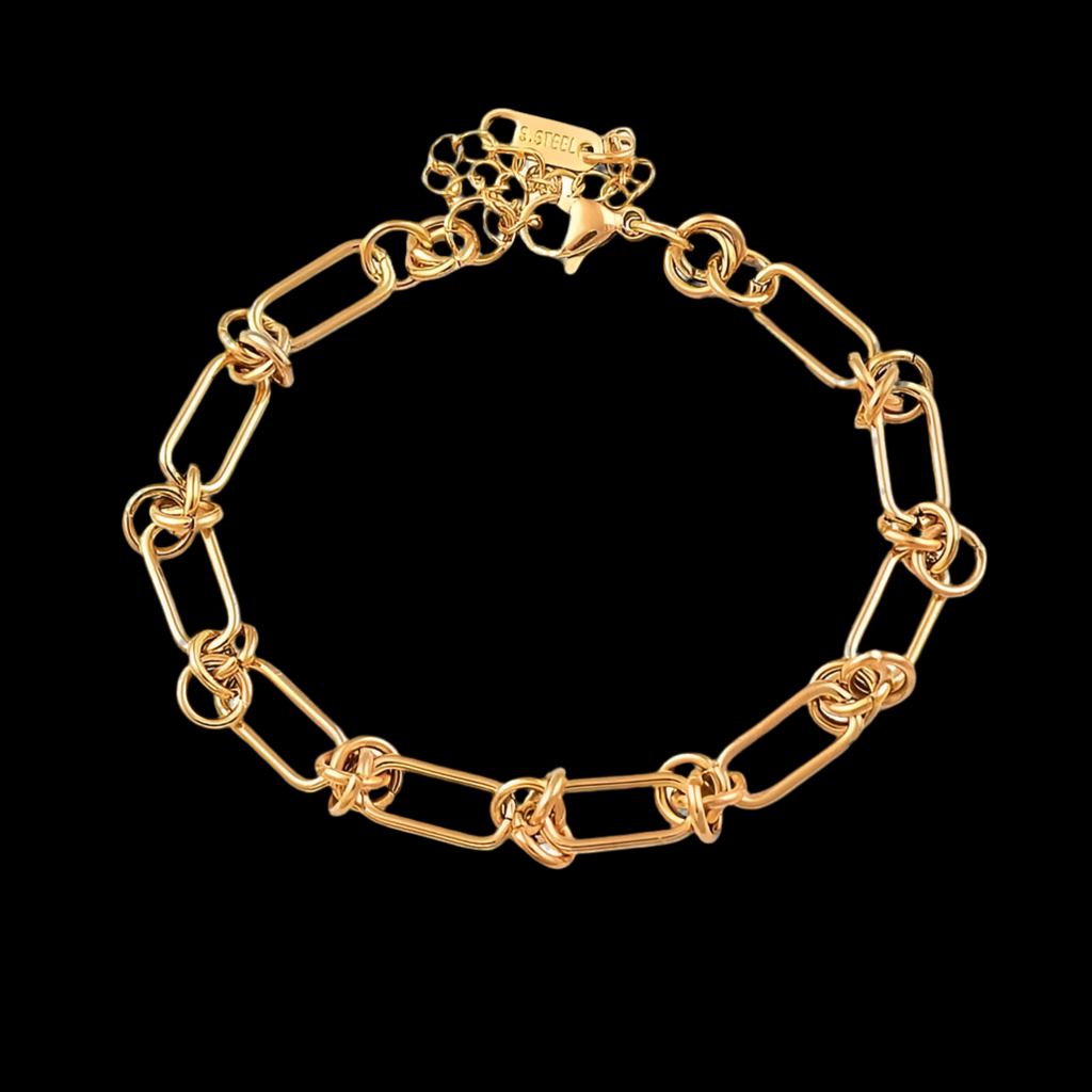 Knotted bracelet | 18kt Gold Plated