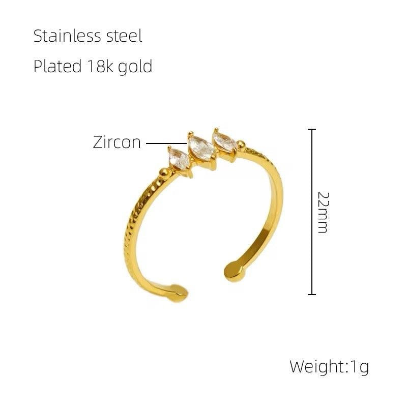 Weekend Adjustable Ring | 18kt Gold Plated