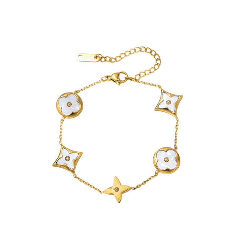 Leyla Bracelet - White
