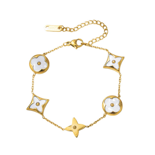 Leyla Bracelet - White