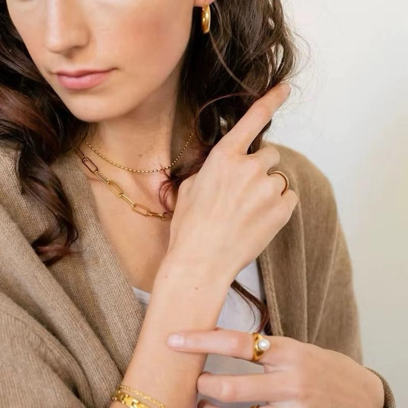 Chain Necklace | 18kt Gold Plated