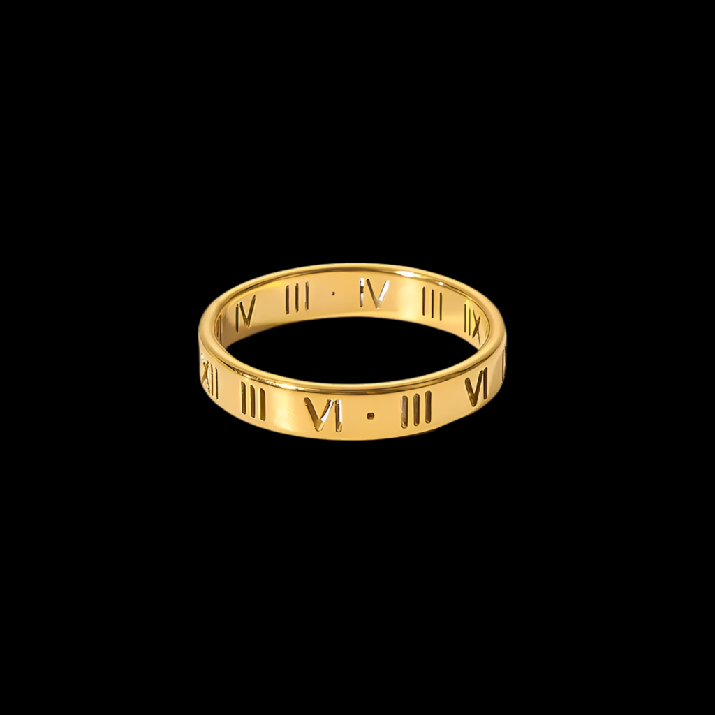 Numeral Ring | 18kt Gold Plated
