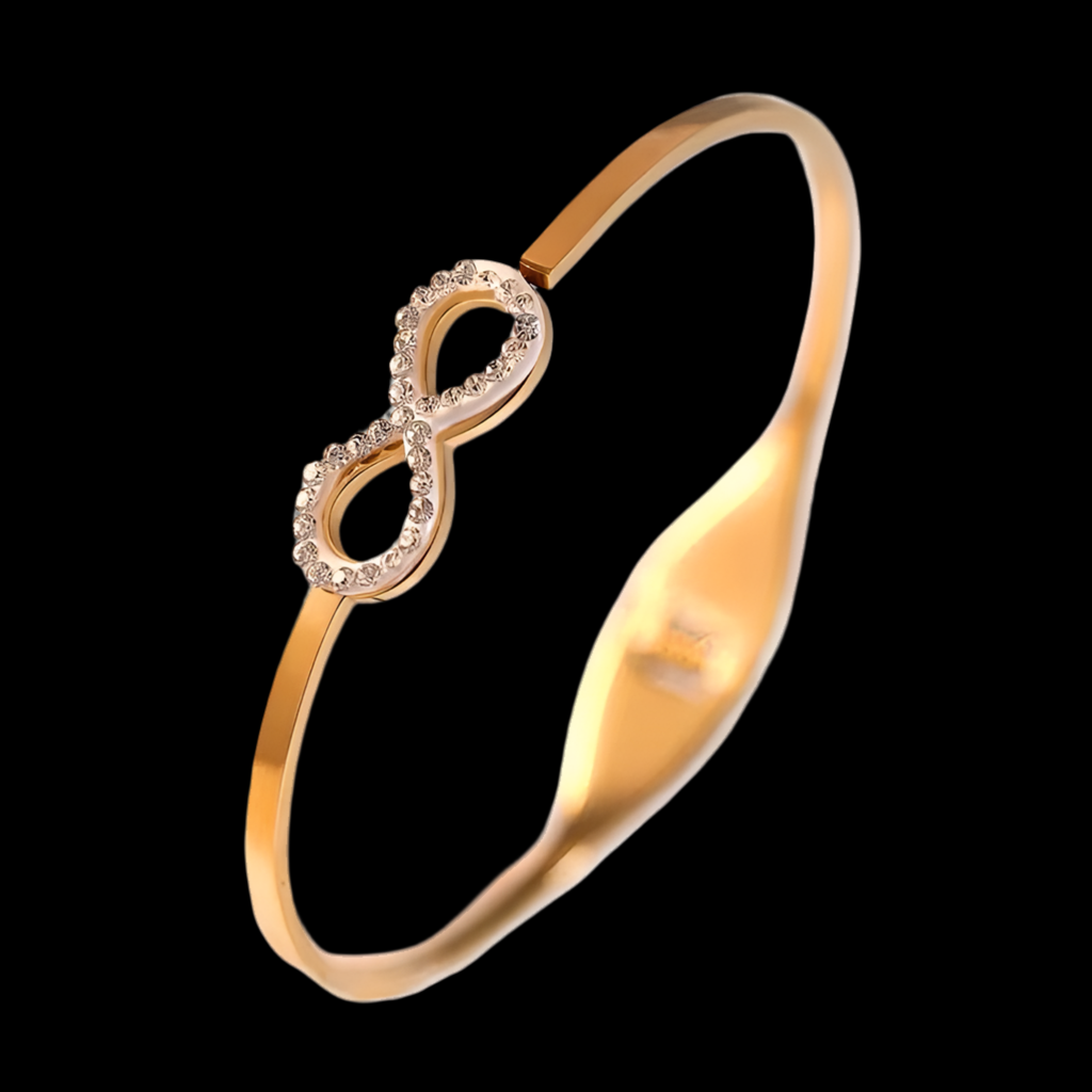Eternity Bangle | 18kt Gold Plated